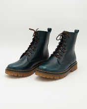 Load image into Gallery viewer, Combat Boots Azul Marino