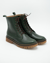 Load image into Gallery viewer, Combat Boots Verde Botella