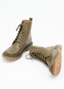 Combat Boots Verde Olivo